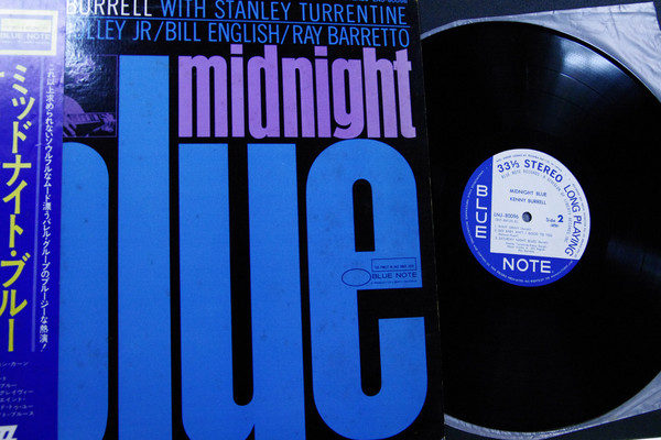 Kenny Burrell - Midnight Blue (LP, Album, RE)