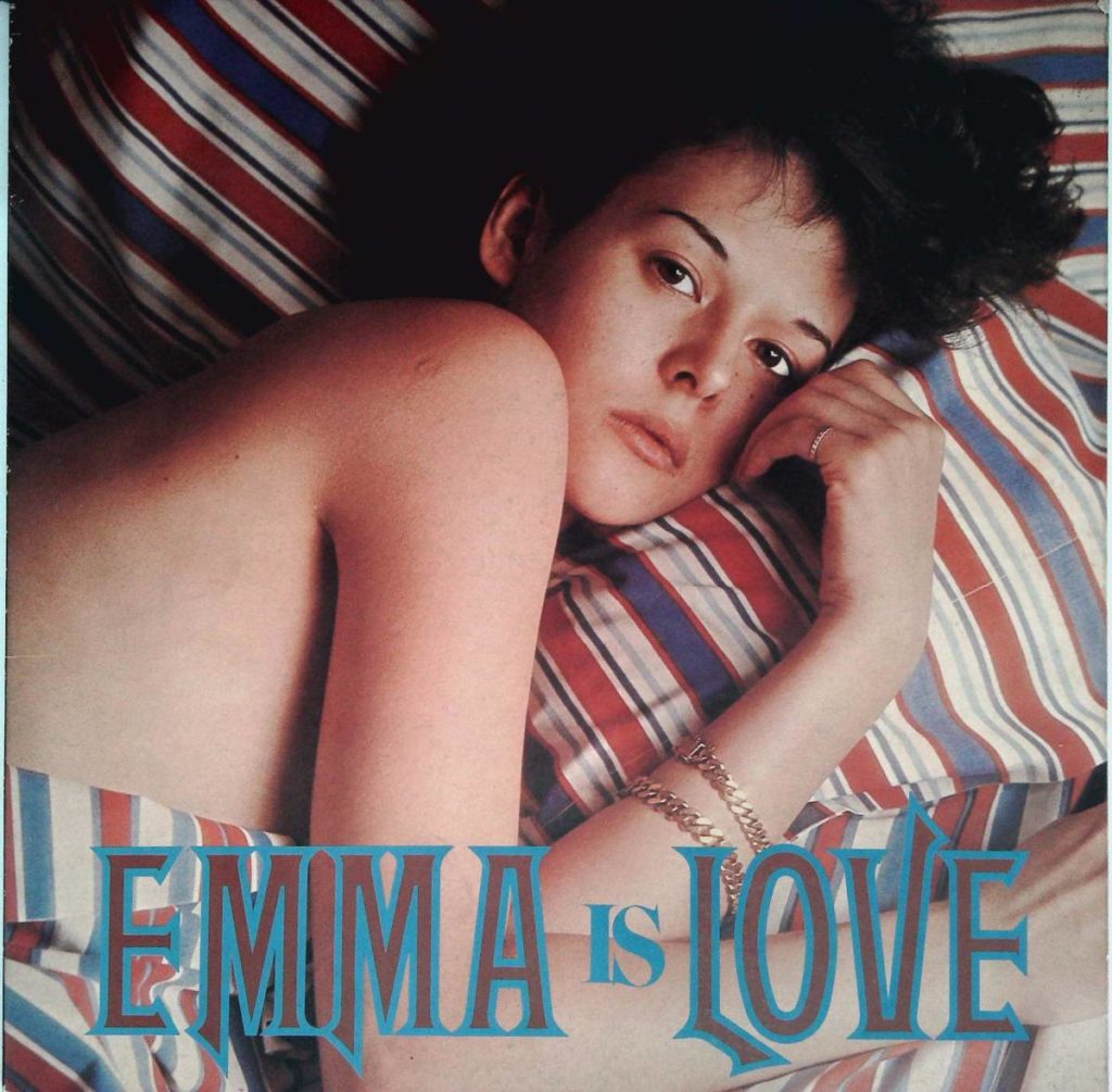 杉本エマ Emma Is Love - エマは愛 - 見開きジャケ ピンナップ付き 見本盤・白ラベル レコード LP アナログ / GSL-7006